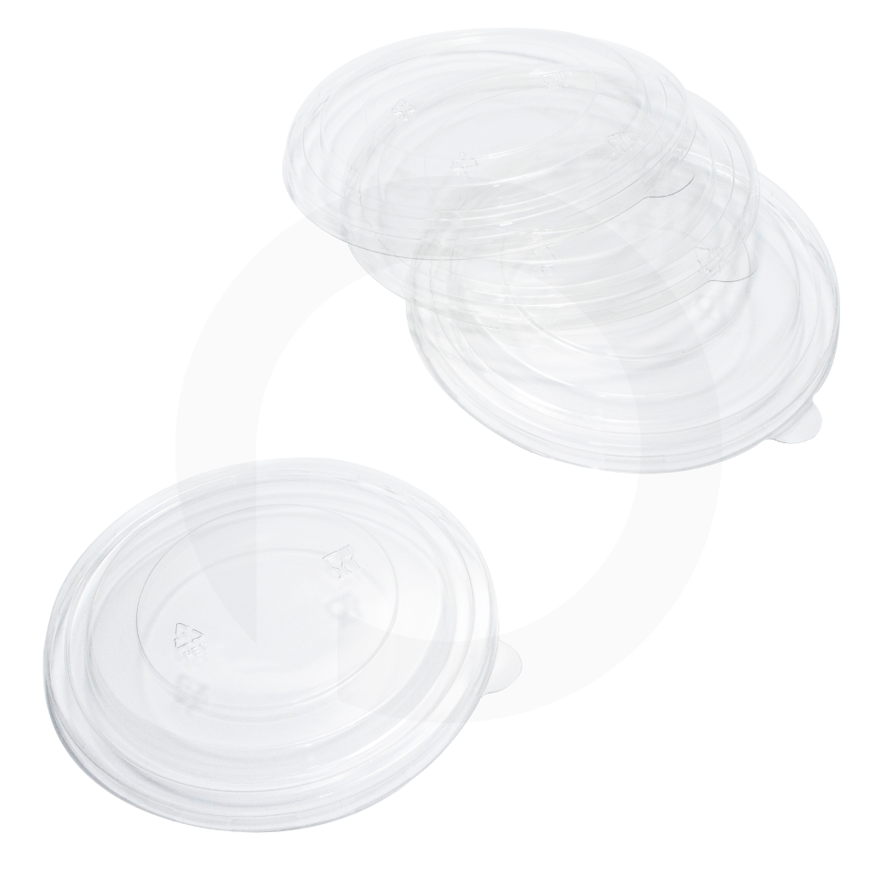 150mm PET Plastic Salad Bowl Lid 300/ctn