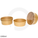 1300ml Kraft Paper Salad Bowl 300/ctn