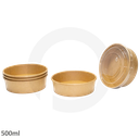 500ml Kraft Paper Salad Bowl - 300/ctn