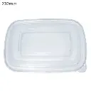 230mm PET Plastic Sugarcane Bowl Lid 300/ctn