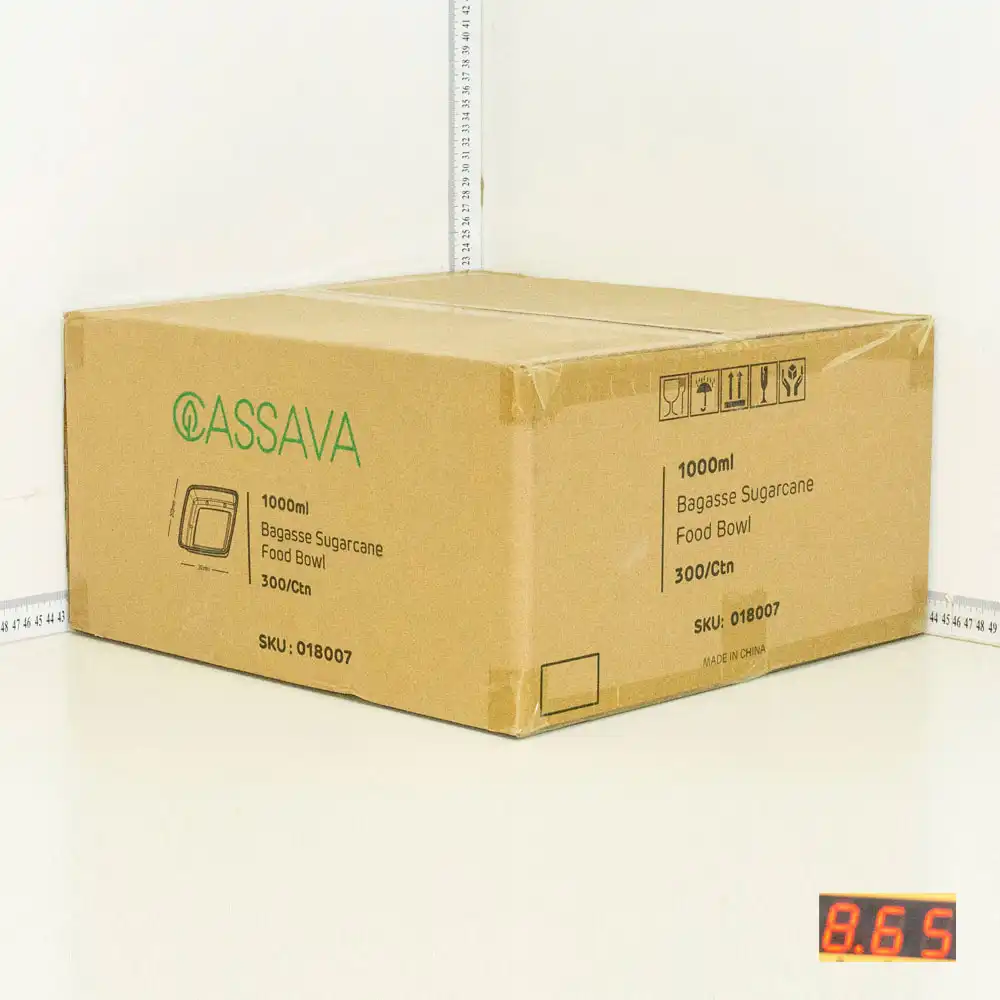 1000ml Bagasse Sugarcane Food Bowl 300/ctn