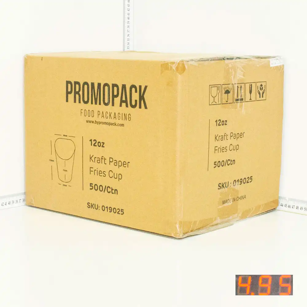 12oz Kraft Paper Fries Cup 500/ctn