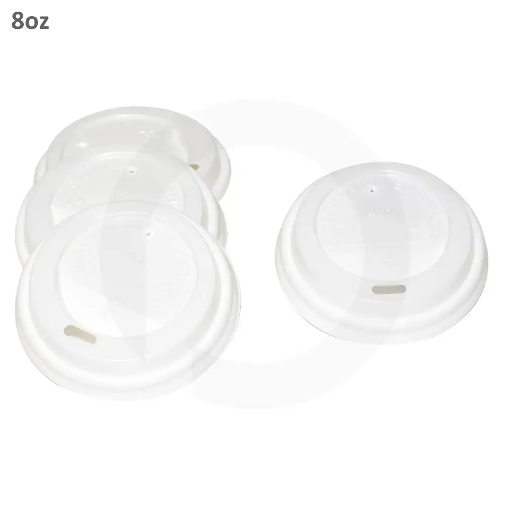 62mm PS Plastic White No Cap Lid 1000/ctn