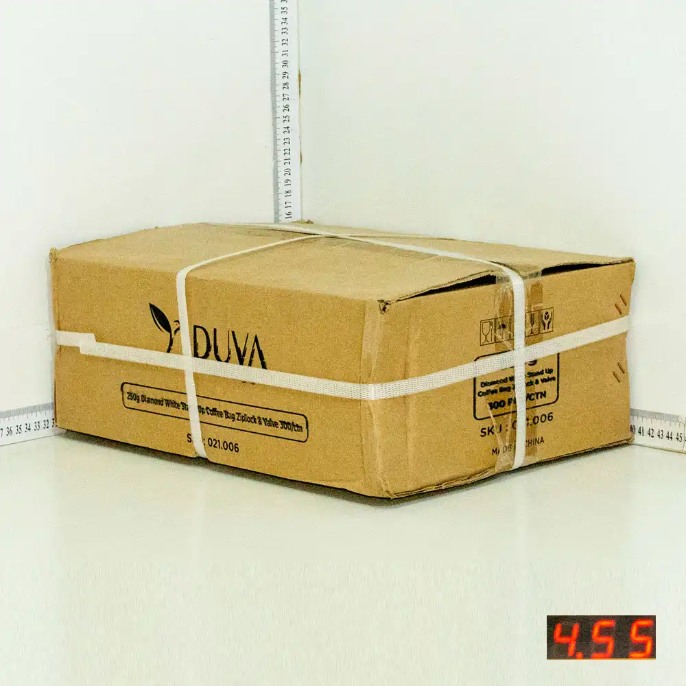 250g White Diamond Stand Up Ziplock Valve Bag 300/ctn