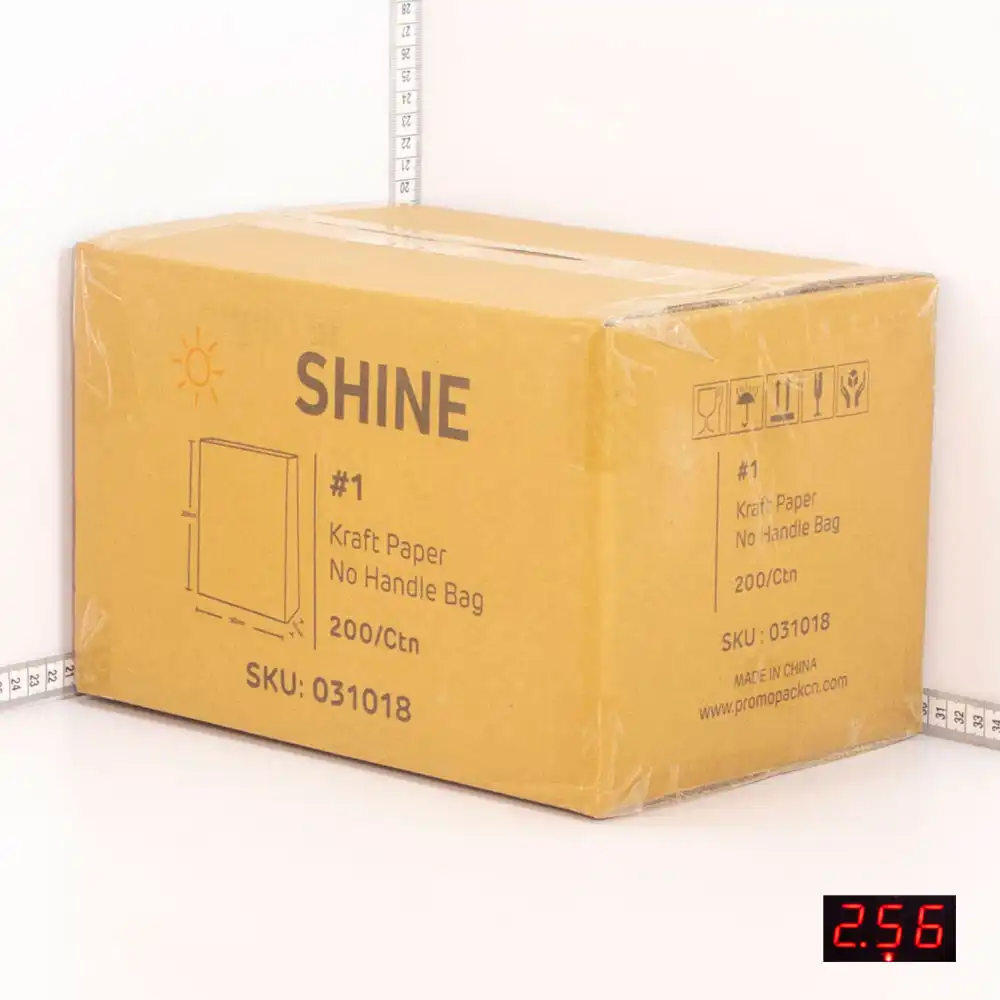 #1 Kraft Paper No Handle Bag 200/ctn