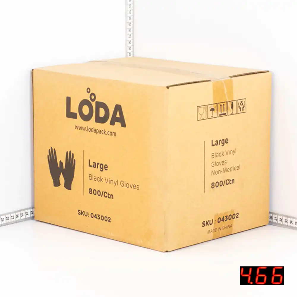 Large Black Vinyl Gloves 1000/ctn