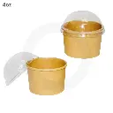 4oz Kraft Paper Ice Cream Cup 1000/ctn