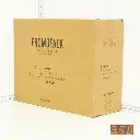95mm PET Plastic No Hole Dome Lid 1000/ctn