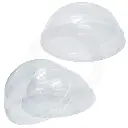 105mm PET Plastic No Hole Dome Lid 1000/ctn