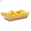 #6 Kraft Paper Food Tray 500/ctn