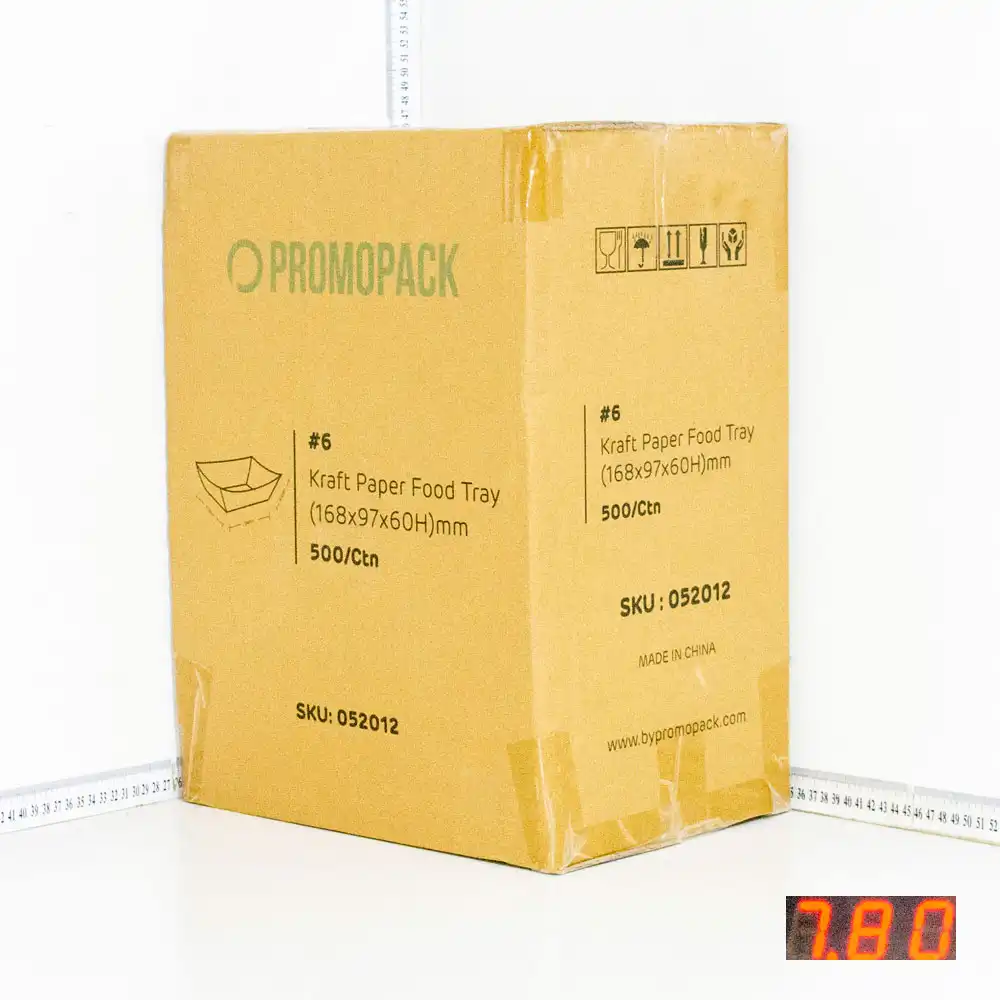#6 Kraft Paper Food Tray 500/ctn