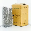 Black - #4 Kraft Paper Food Tray 500/ctnn