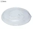 215mm PET Plastic Sugarcane Bowl Lid 300/ctn