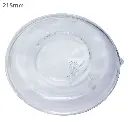 215mm PET Plastic Sugarcane Bowl Lid 300/ctn