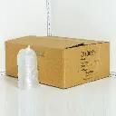 92mm PET Plastic Flat Lid X hole 1000/ctn