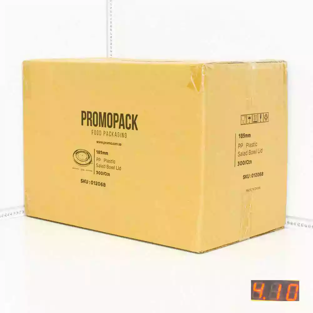185mm PP Plastic Salad Bowl Lid 300/ctn