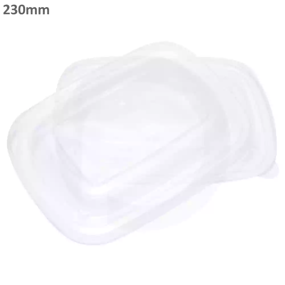 230mm PP Plastic Sugarcane Bowl Lid 300/ctn