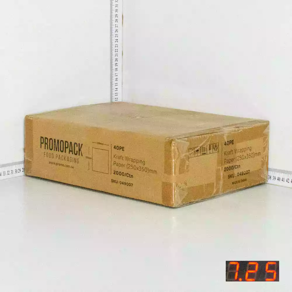 40PE Kraft Wrapping Paper 25×35 cm 1000/ctn