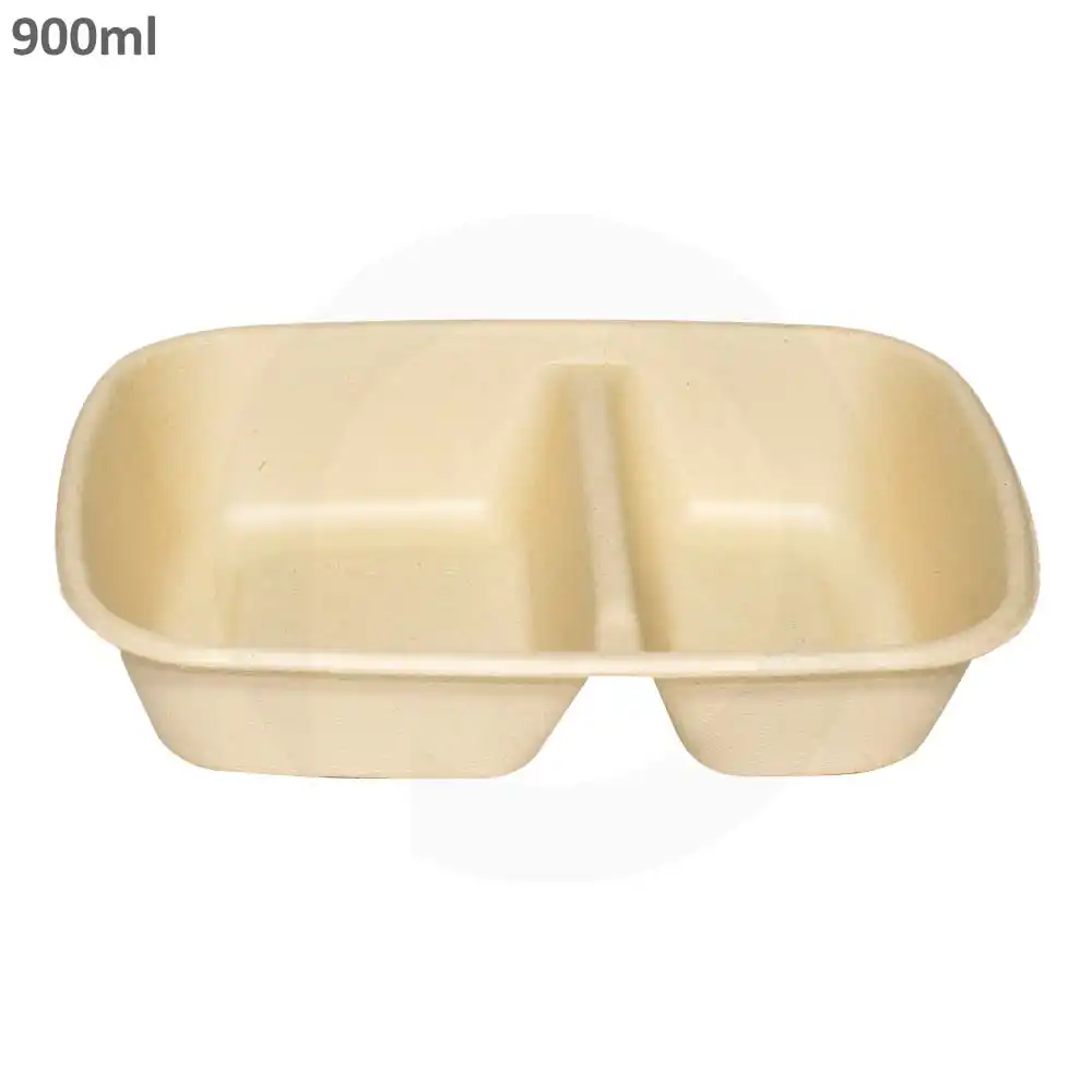 900ml Bagasse Sugarcane Food Bowl 300/ctn