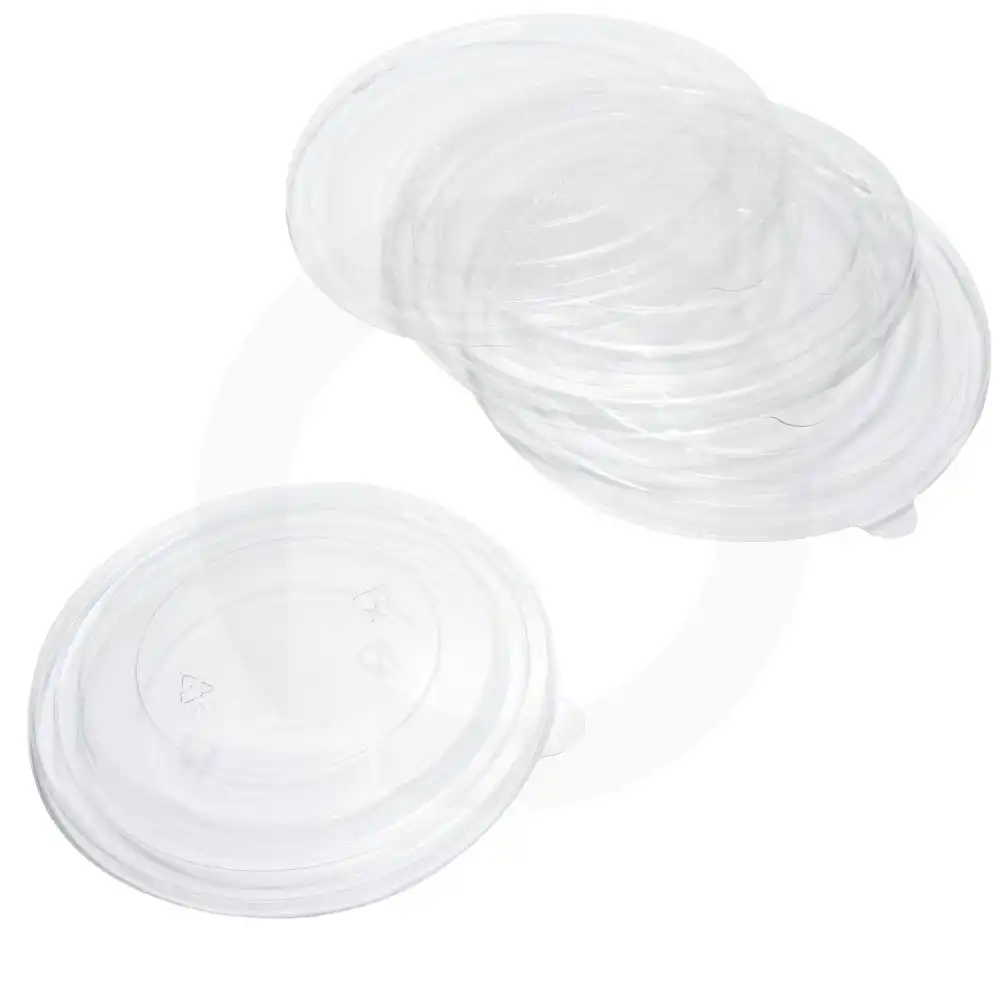 185mm PET Plastic Salad Bowl Lid 300/ctn