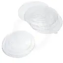 185mm PET Plastic Salad Bowl Lid 300/ctn