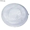 215mm PET Plastic Sugarcane Bowl Lid 300/ctn