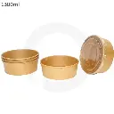 1300ml Kraft Paper Salad Bowl 300/ctn