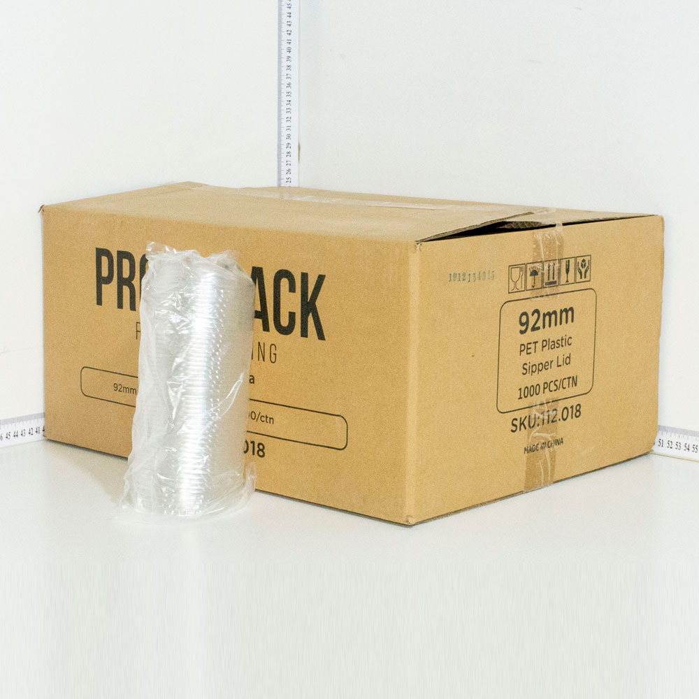 92mm PET Plastic Sipper Lid 1000/ctn