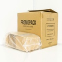 2100ml Kraft Paper Window Lunch Box 200/ctn