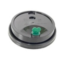 90mm PP Plastic Black with green Heart Lid 1000/ctn