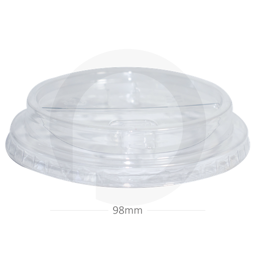 [112028] 98mm PET Plastic Sipper Lid 1000/ctn
