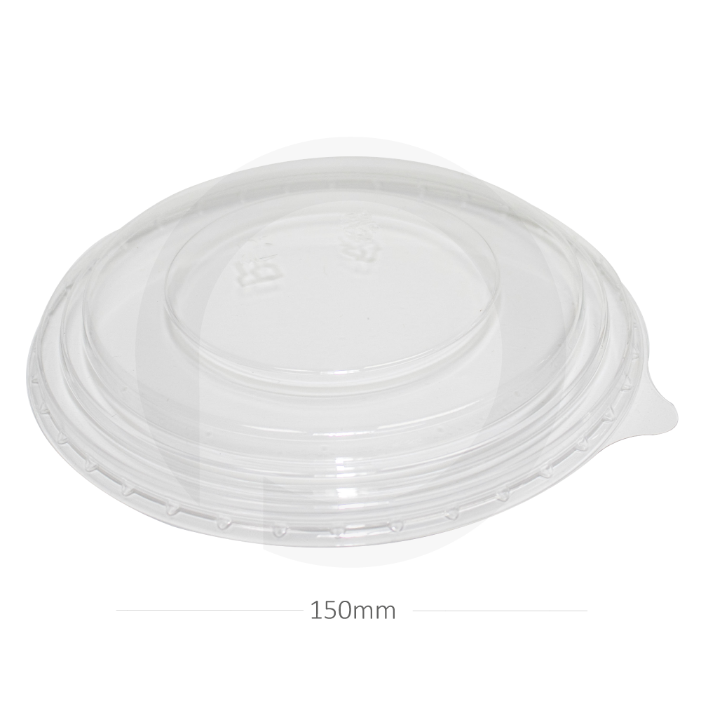 150mm PET Plastic Salad Bowl Lid 300/ctn
