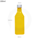 200ml PET Plastic Bottle with Alu Cap 300/ctn