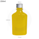 250ml A PET Plastic Cold Brew Bottle with Alu Cap 210/ctn