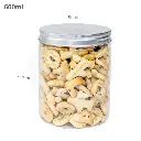 600ml/90mm PET Plastic Jar Alu Cap 100/ctn
