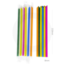 8x210mm Colors Spike Straw Film Wrap 4000/ctn