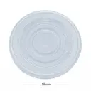 118mm PP Plastic Soup Cup Lid 500/ctn