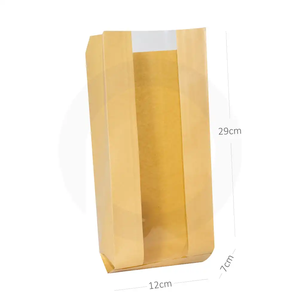 #5 Satchel Kraft Paper Window Bag 1000/ctn