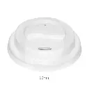 62mm PS Plastic White No Cap Lid 1000/ctn