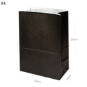 Black - #2414 White Paper No Handle Bag 200/ctn