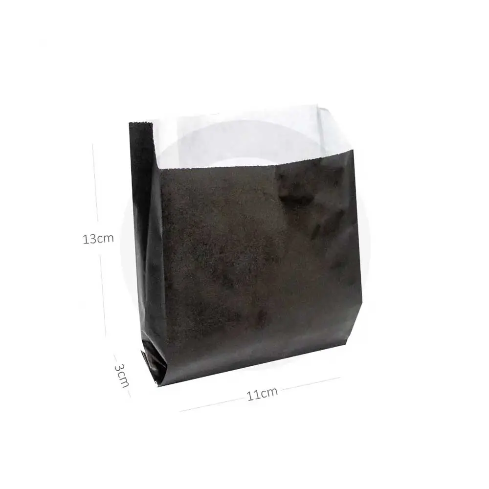 Black - #1 Satchel White Paper Bag 1000/ctn