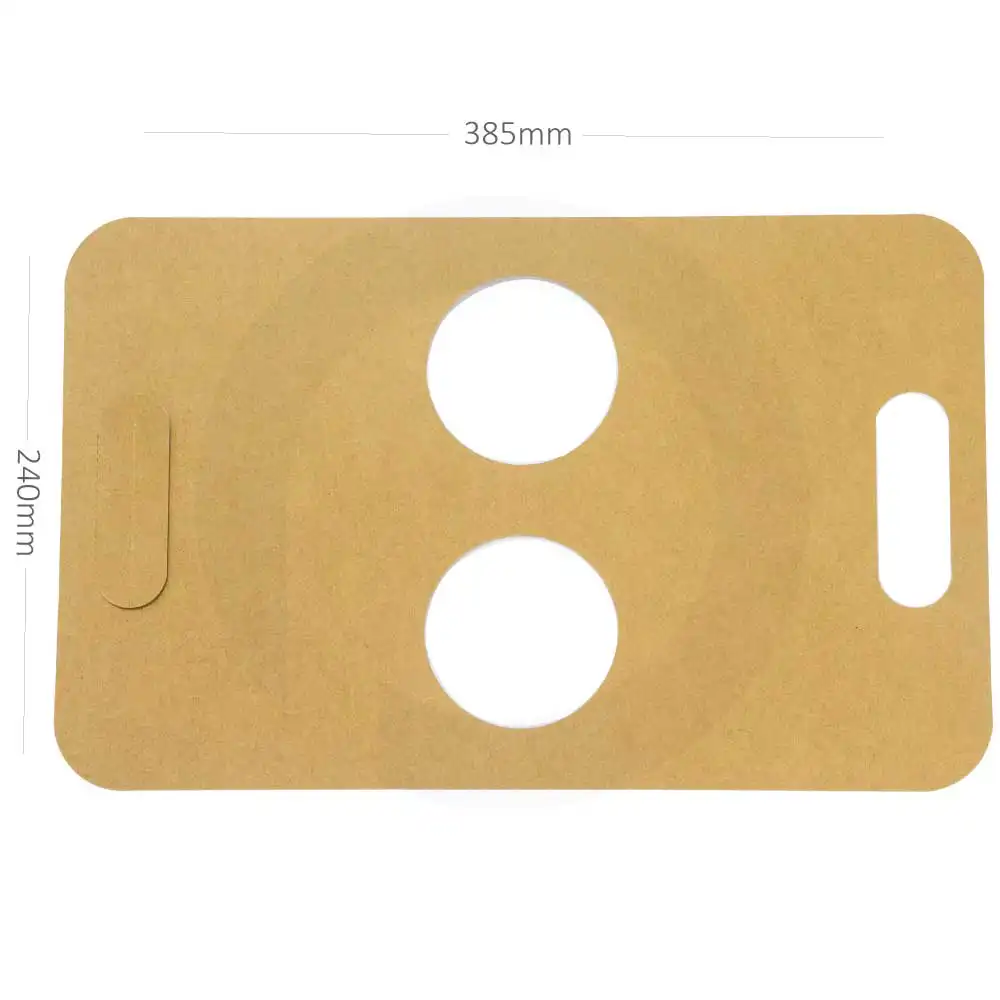 2 Cup Kraft Paper Holder 240×385cm 500/ctn