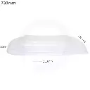 230mm PP Plastic Sugarcane Bowl Lid 300/ctn