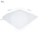 208mm PET Plastic Sugarcane Bowl Lid 300/ctn