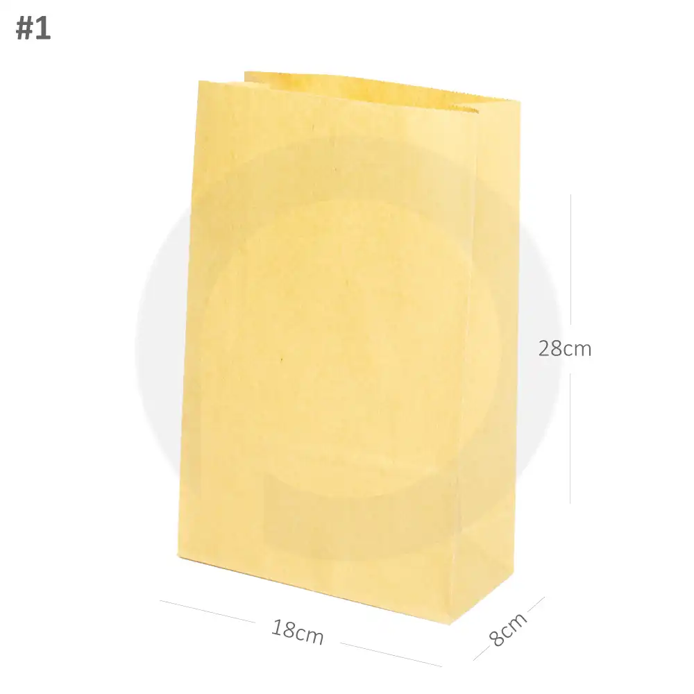#1 Kraft Paper No Handle Bag 200/ctn