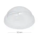 92mm PET Plastic X Hole Dome Lid 1000/ctn