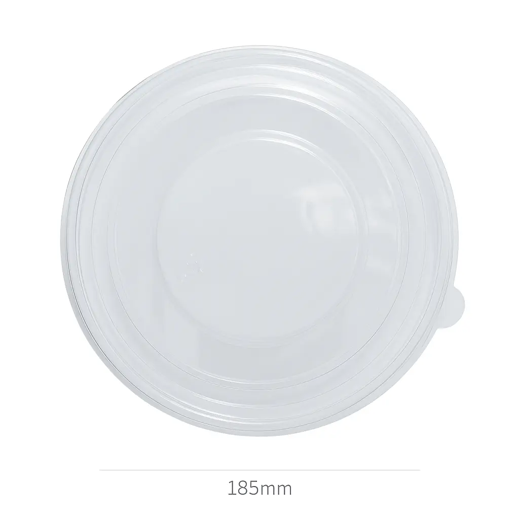 185mm PET Plastic Salad Bowl Lid 300/ctn