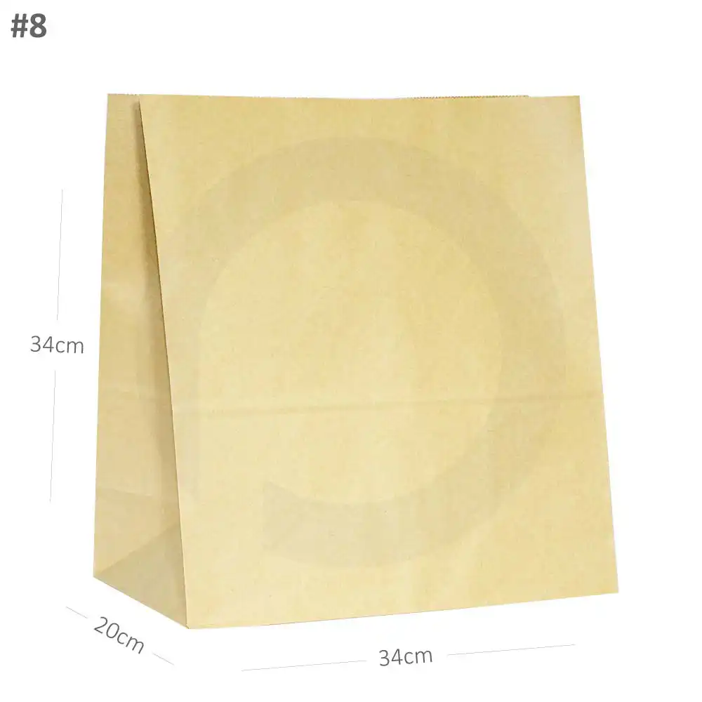#8 Kraft Paper No Handle Bag 200/ctn