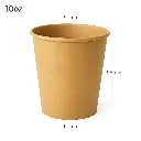 10oz Single Wall Kraft Paper Cup 1000/ctn