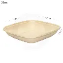 32oz Wide Bagasse Sugarcane Food Bowl  300/ctn